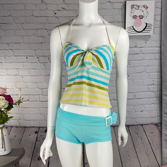 SANDNSUN Swimsuit Size: Top Med 8/10 Bottom Sm 4/6 - Picture 1 of 17